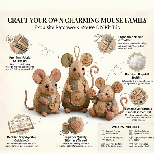 DIY Animal Sewing Kit for Kids – Create Cute Handmade Fabric Friends